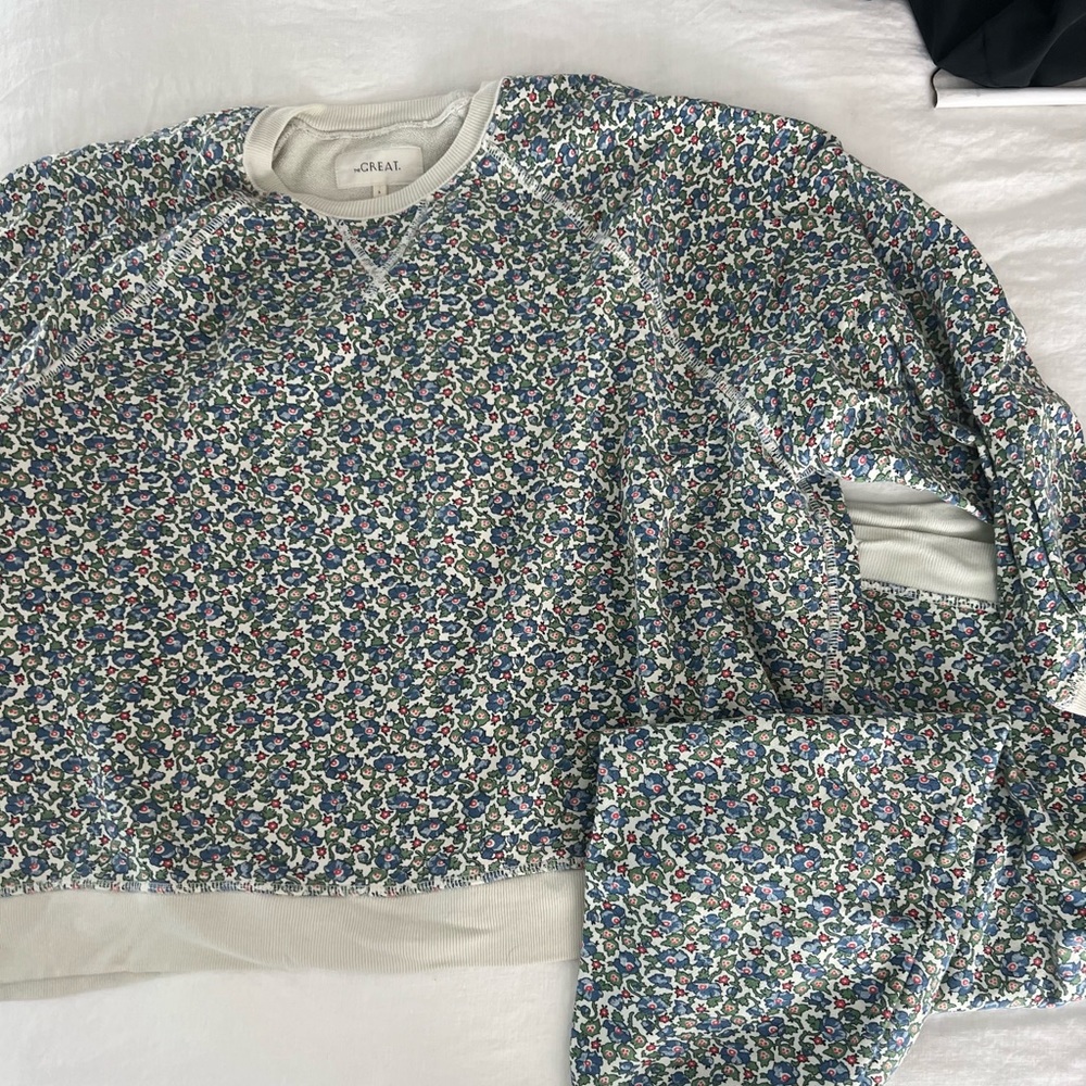 The Great floral Sweat suit Set